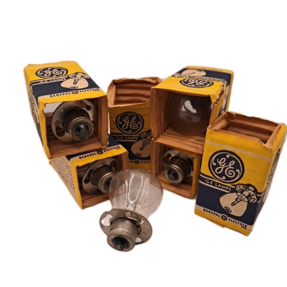 NOS GE General Electric Bulb Part FG 1119-BX Lot of 6 Vintage